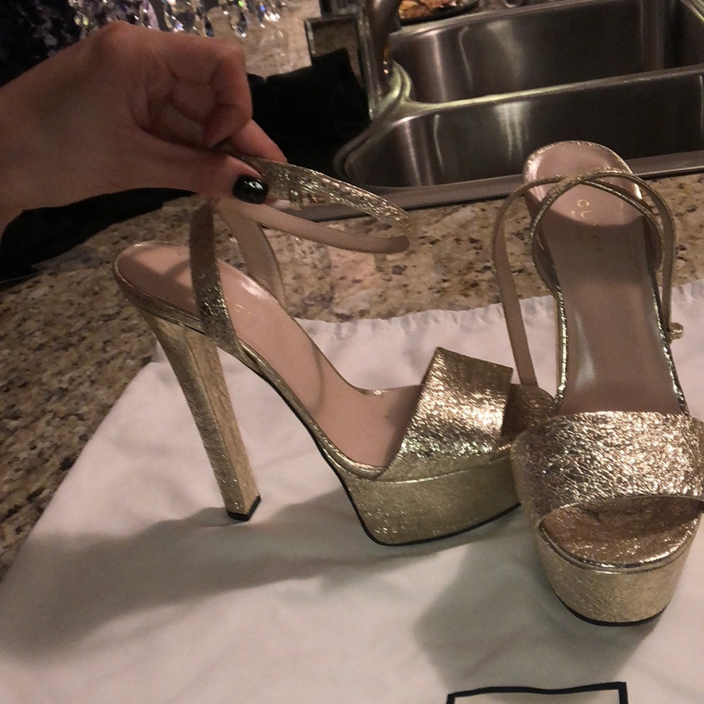 Gucci platform heel